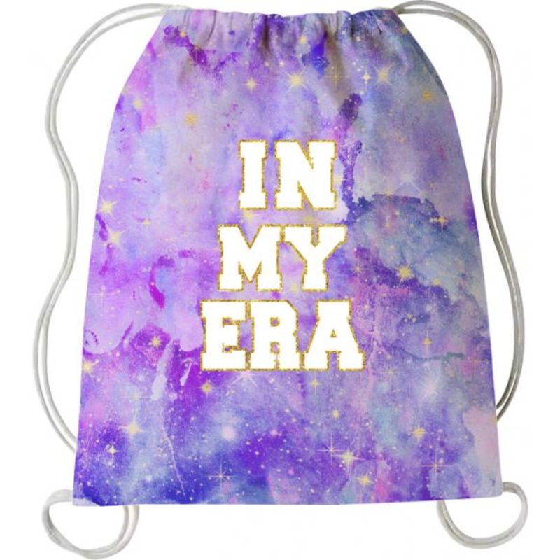 VARSITY IN MY ERA DRAWSTRING BAG
