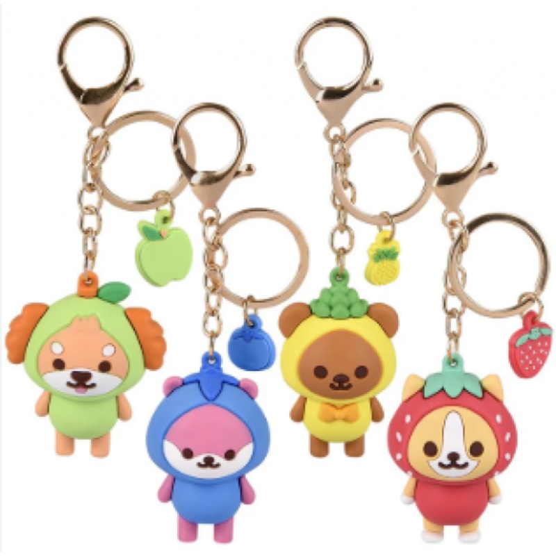 KAWAII ANIMAL FRUIT CLIP ONS