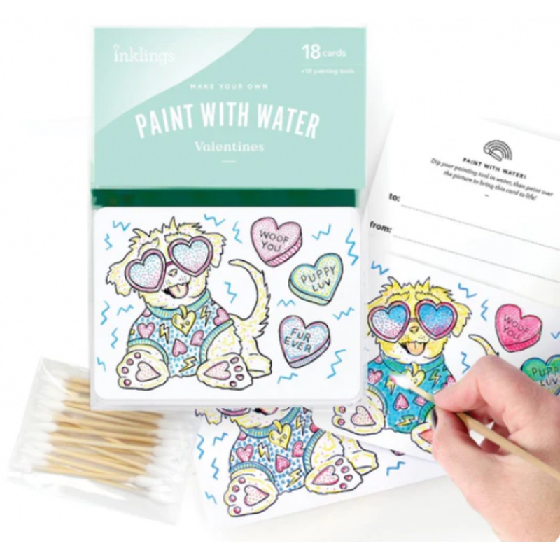 PAINT WITH WATER VALENTINES