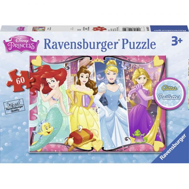 PUZZLE: DISNEY PRINCESS HEART 60 PIECES