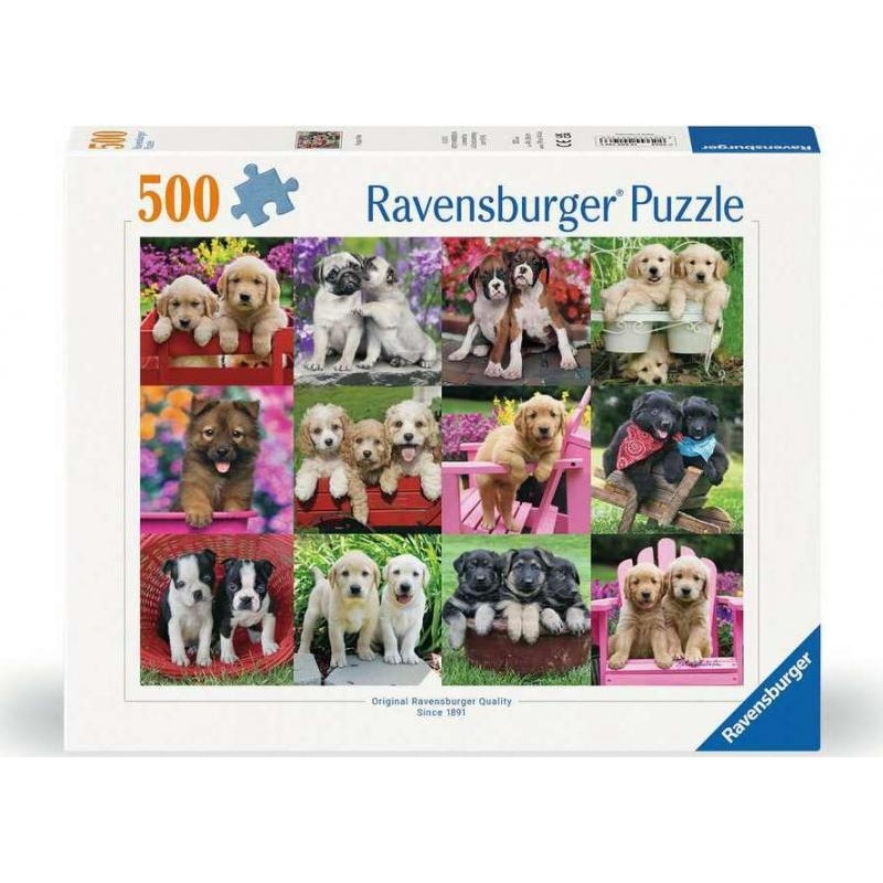 PUZZLE: PUPPY PALS 500 PIECES