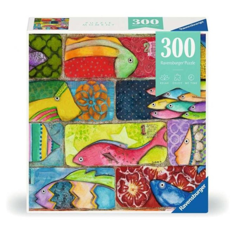 PUZZLE: SPLASHY FISH TILES 300 PIECES
