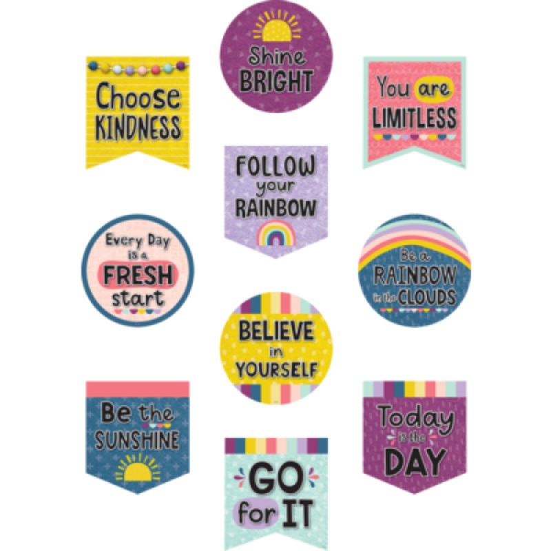 ACCENTS: POSITIVE SAYINGS OH HAPPY DAY