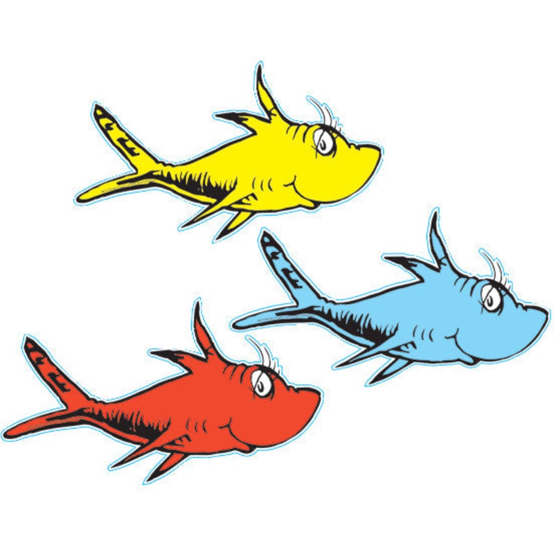 CUT OUTS: ONE FISH, TWO FISH, RED FISH