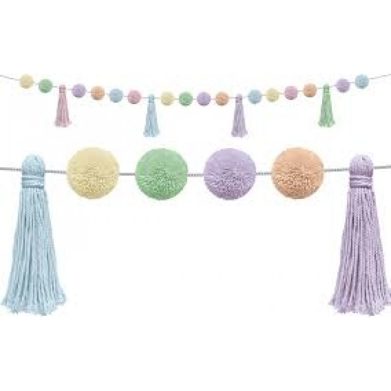 POM-POMS AND TASSELS: PASTEL POP