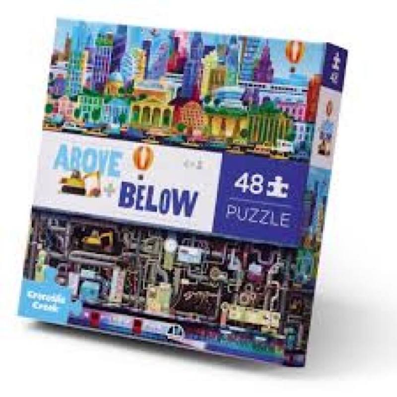 PUZZLE: ABOVE + BELOW BIG CITY 48 PIECES