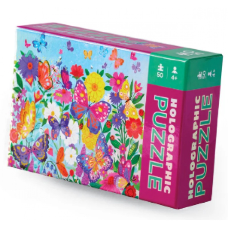 PUZZLE: HOLOGRAPHIC BUTTERFLIES 50 PIECES