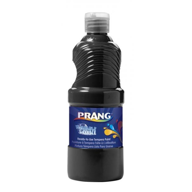 WASHABLE TEMPERA PAINT: BLACK 16 OZ.