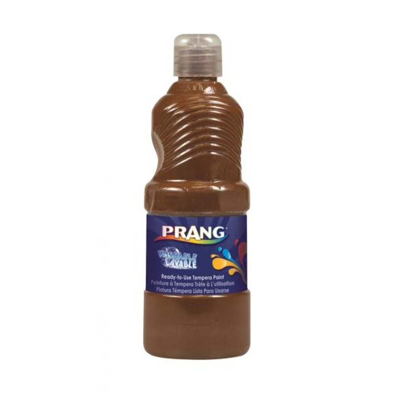 WASHABLE TEMPERA PAINT: BROWN 16 OZ