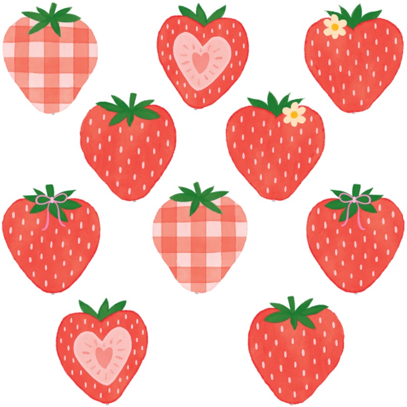 ACCENTS: STRAWBERRY PATCH