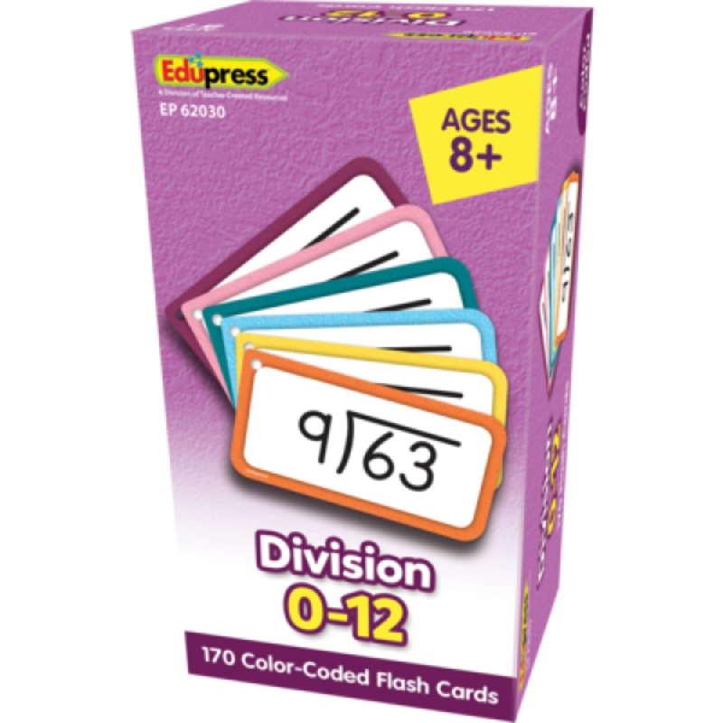 FLASH CARDS: DIVISION ALL FACTS -12
