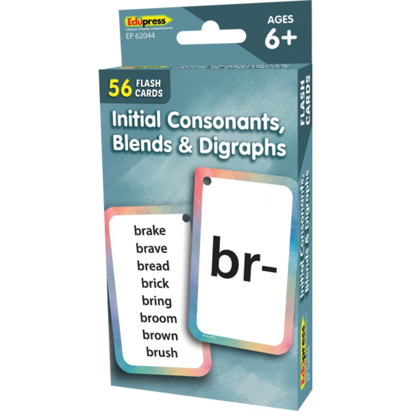 FLASH CARDS: INITIAL CONSONANTS, BLENDS & DIGRAPHS