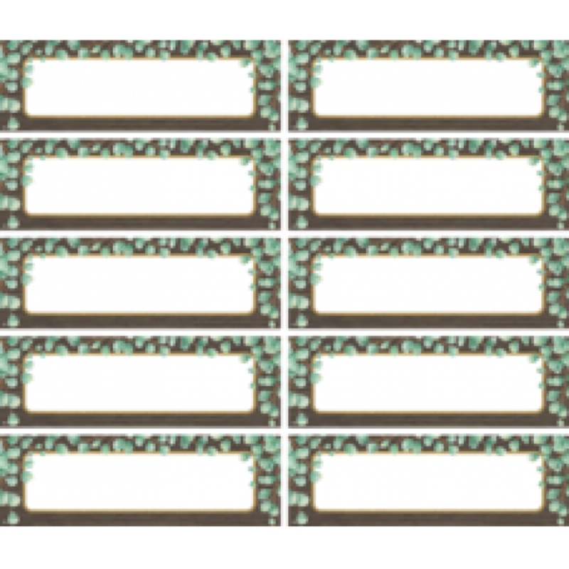 MAGNETIC ACCENTS: LABELS EUCALYPTUS