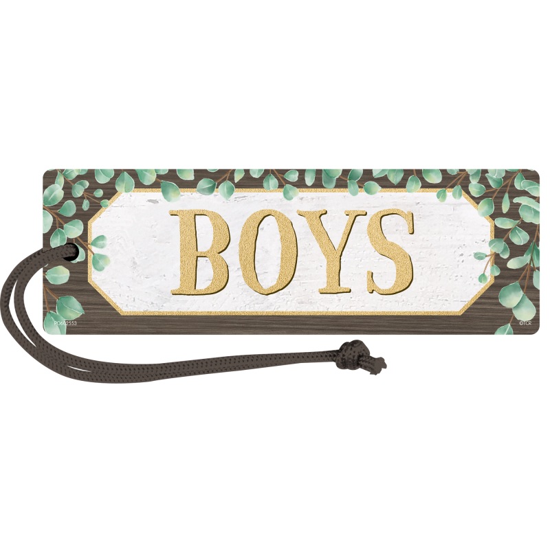 MAGNETIC HALL PASS: BOYS EUCALYPTUS