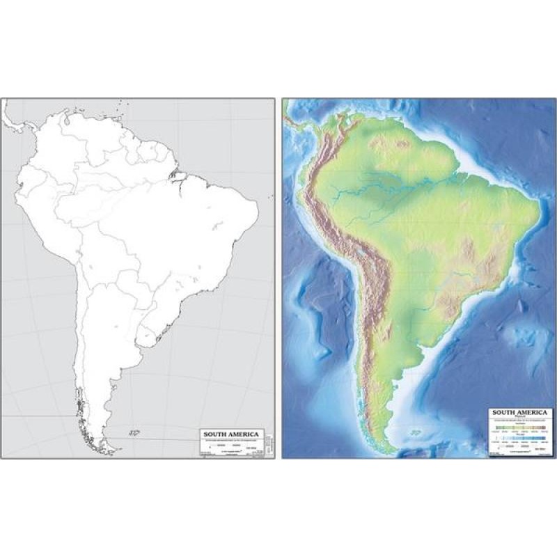 MARK-IT MAP: SOUTH AMERICA