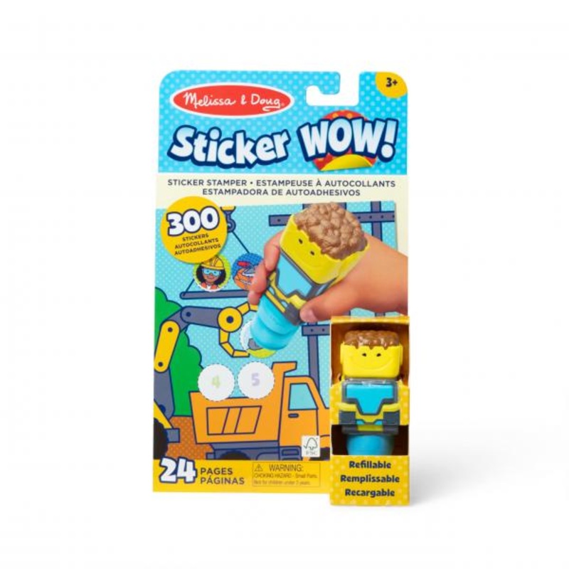 STICKER WOW! BULLDOZER
