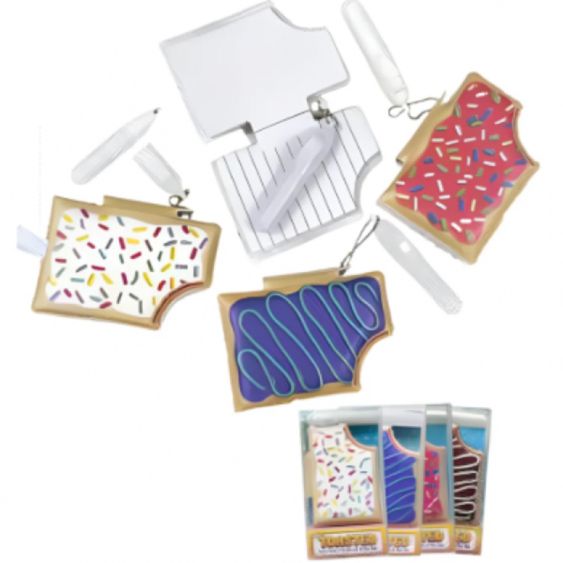 TOASTIE MINI PASTRY NOTEBOOK & PEN SET ASSORTED COLORS