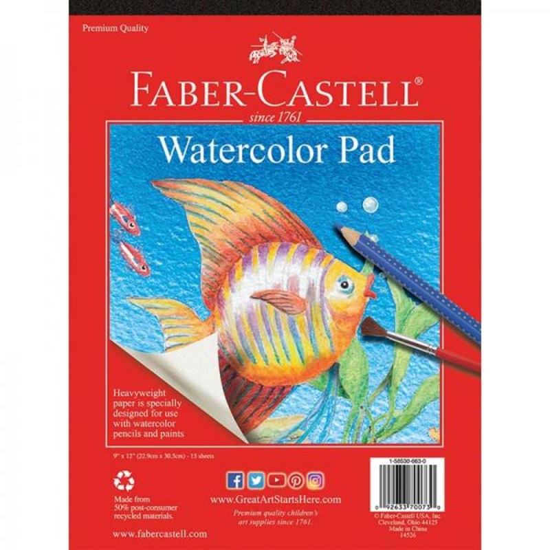 WATERCOLOR PAD 9X12
