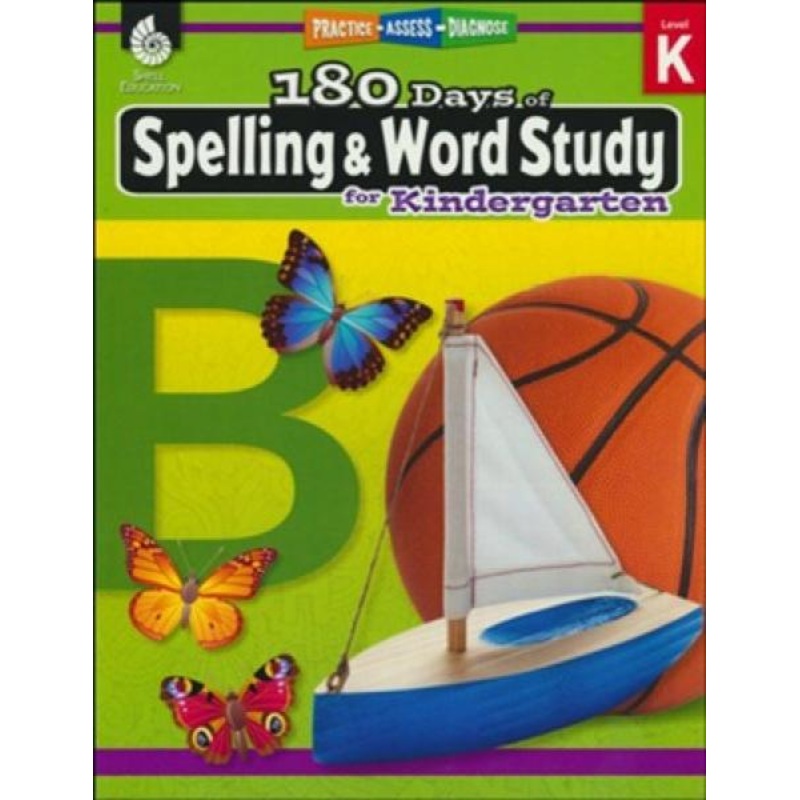 180 DAYS OF SPELLING & WORD STUDY FOR KINDERGARTEN