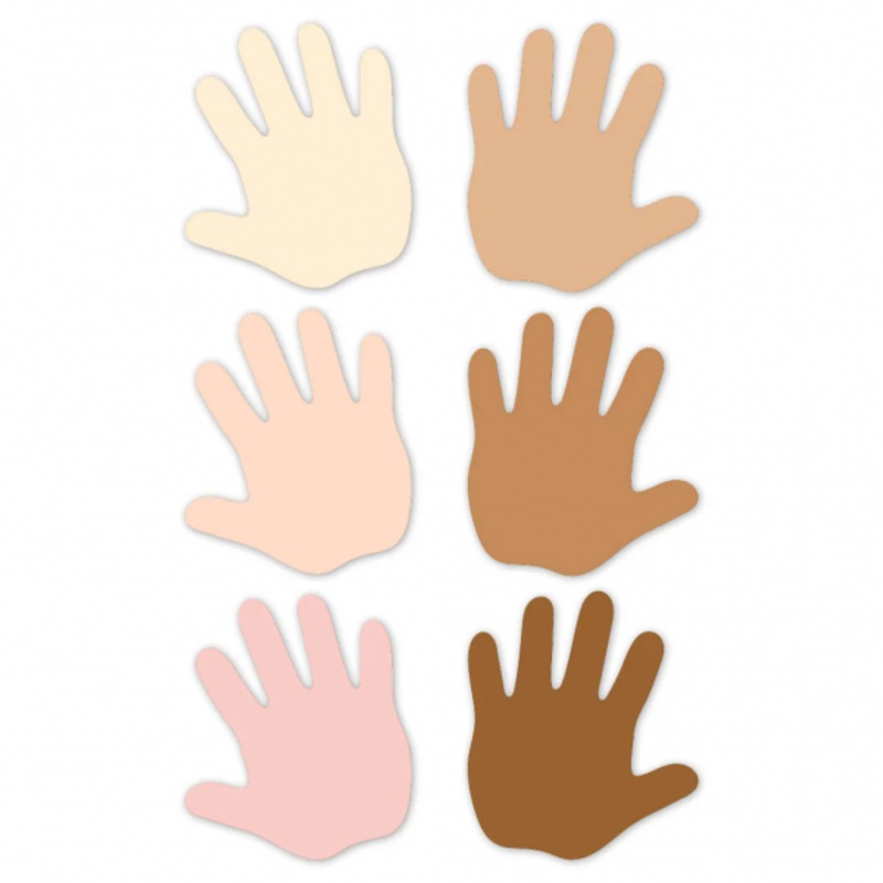 CUT-OUTS: MULTICULTURAL HANDS 6