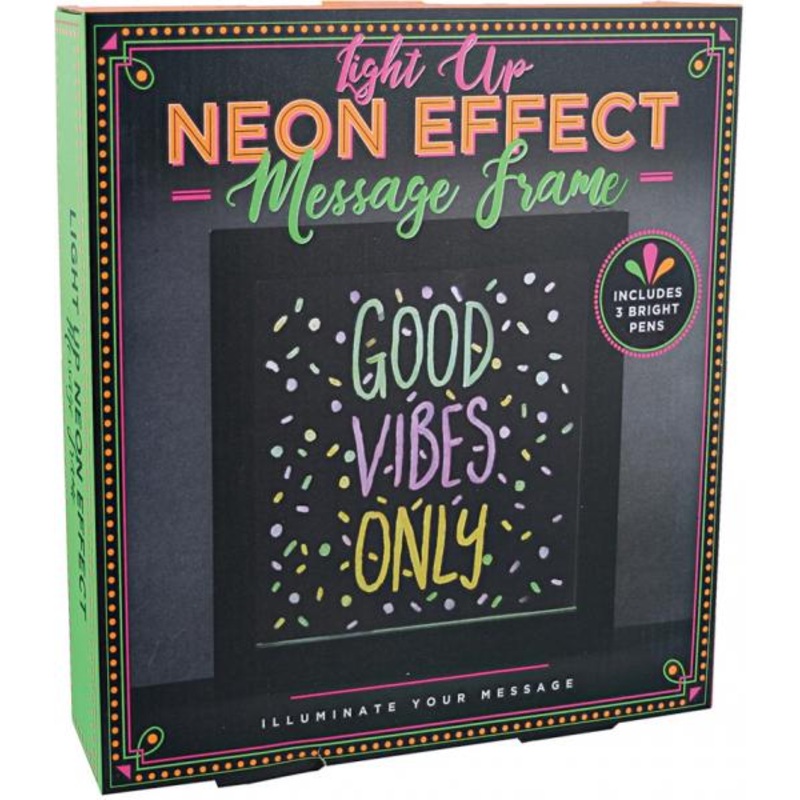 LIGHT UP NEON EFFECTS MESSAGE FRAME