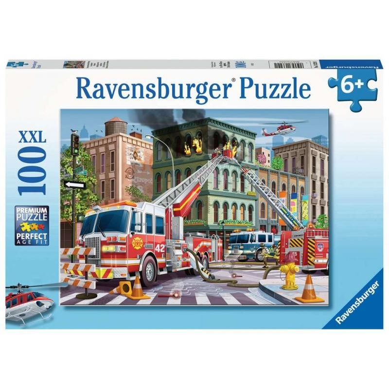 PUZZLE: FIRE TRUCK RESCUE 100 PIECE