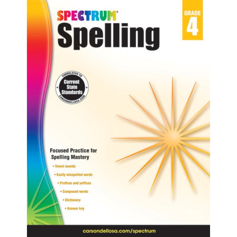 SPECTRUM COMMON CORE SPELLING GRADE 4