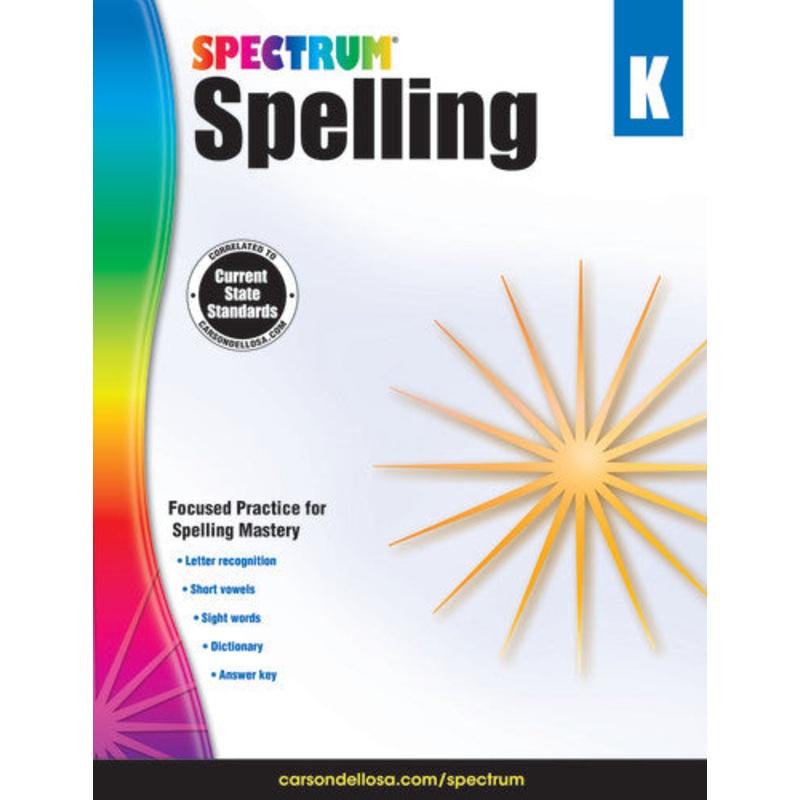 SPECTRUM COMMON CORE SPELLING GRADE K