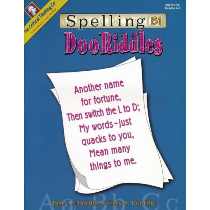 SPELLING DOORIDDLES B1 GRADE 4-6