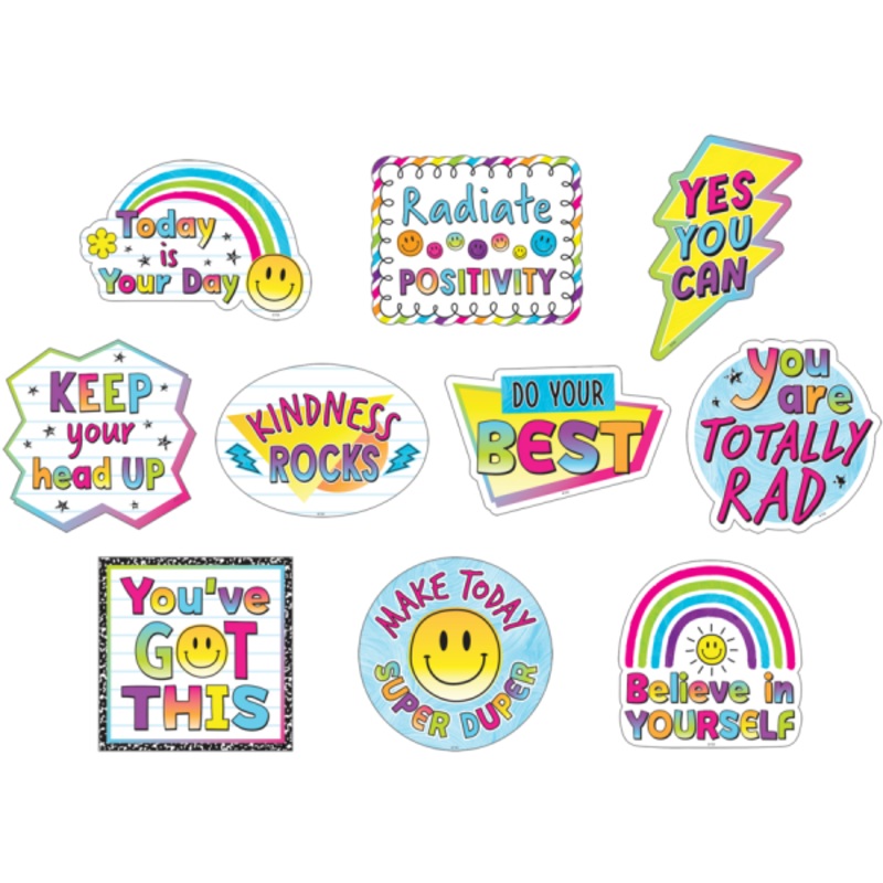 ACCENTS: BRIGHTS 4EVER POSITIVE SAYINGS