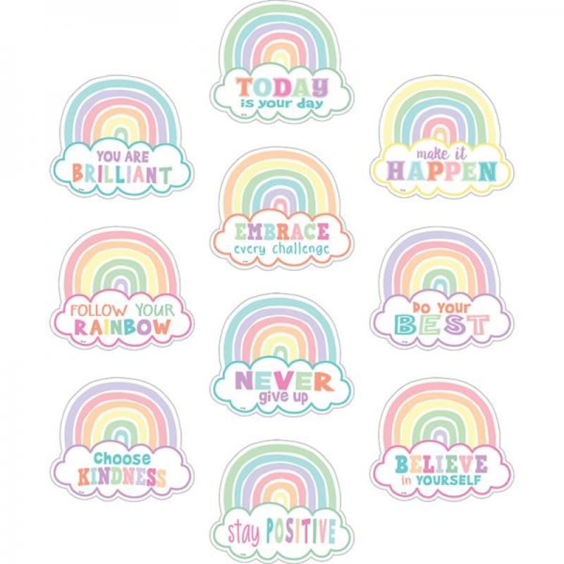 ACCENTS: PASTEL POP POSITIVE SAYINGS