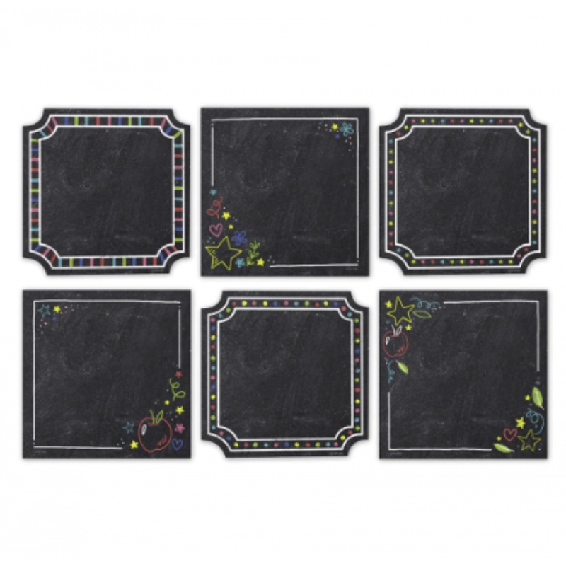 CUT-OUTS: CHALK IT UP! COLORFUL CHALK CARDS