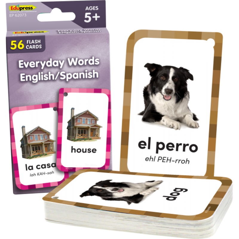 FLASH CARDS: EVERYDAY WORDS ENGLISH/SPANISH