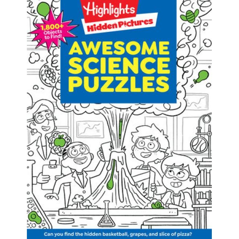 HIGHLIGHTS HIDDEN PICTURES AWESOME SCIENCE PUZZLES