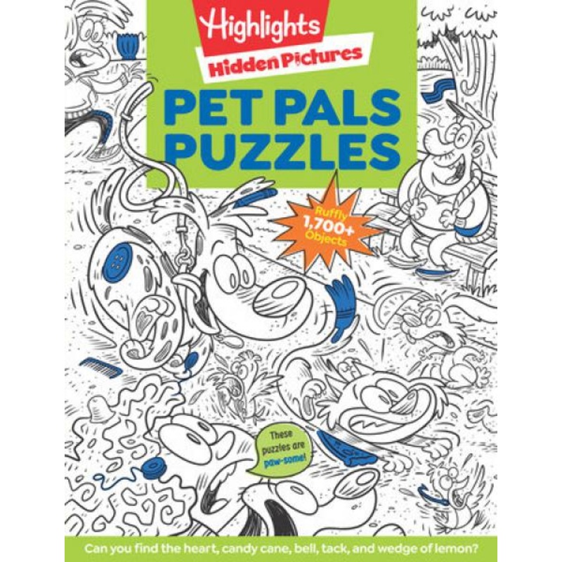 HIGHLIGHTS HIDDEN PICTURES PET PALS PUZZLES
