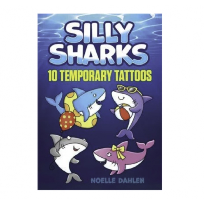 LITTLE ACTIVITY BOOK: SILLY SHARKS TATTOOS