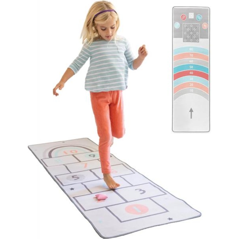 RETRO HOPSCOTCH & MARBLE 2-IN-1 RUG