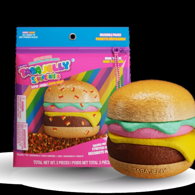 TABA JELLY SQUEEZEABLES SUPER JUMBO HAMBURGER
