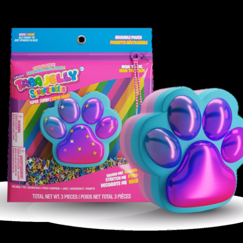 TABA JELLY SQUEEZEABLES SUPER JUMBO PAW PRINT