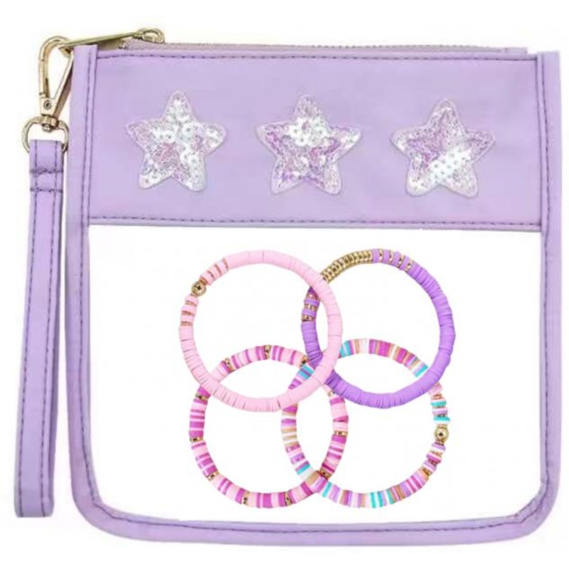 FRIENDSHIP VARSITY ZIPPER POUCH