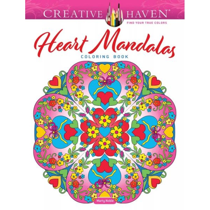 HEART MANDALAS COLORING BOOK