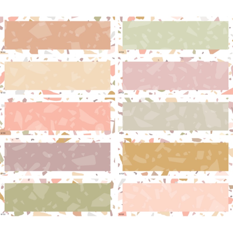 MAGNETIC ACCENTS: TERRAZZO TONES LABELS