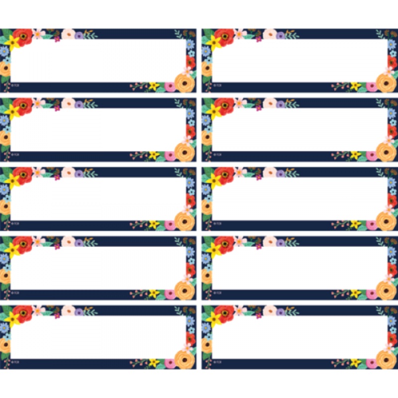 MAGNETIC ACCENTS: WILDFLOWERS LABELS