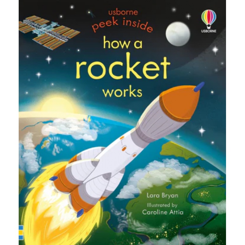 PEEK INSIDE HOW A ROCKET WORKS