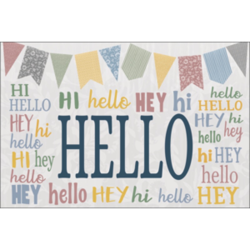 POSTCARDS: CLASSROOM COTTAGE HELLO