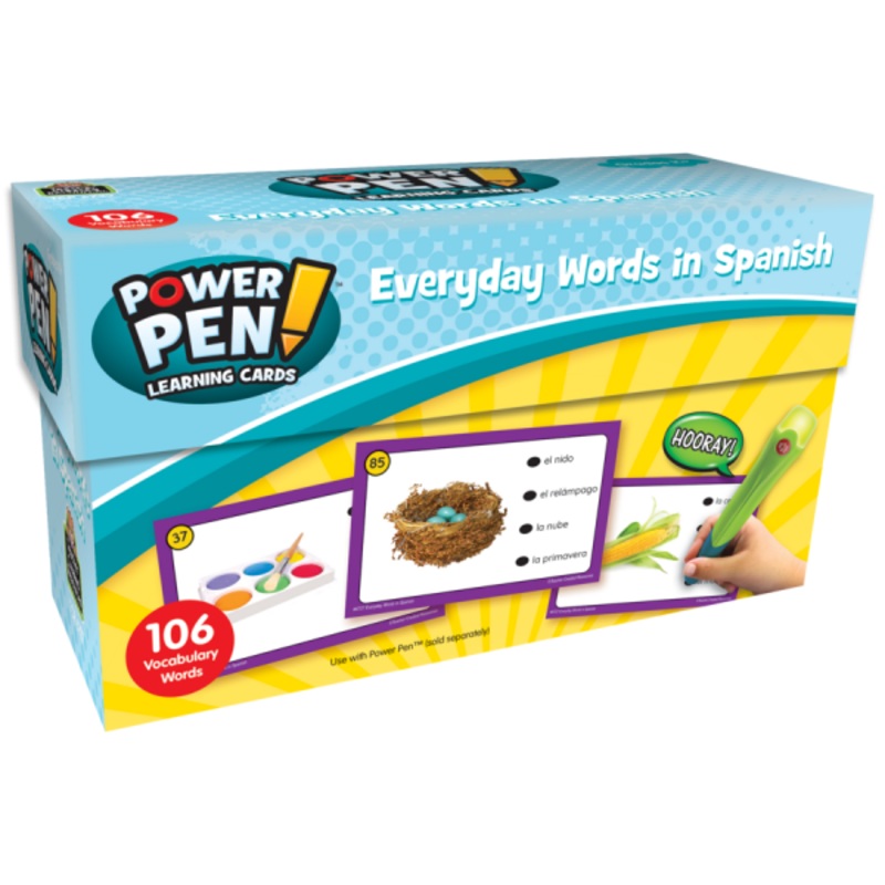 POWER PEN LEARNING CARDS: EVERYDAY WORDS IN SPANISH