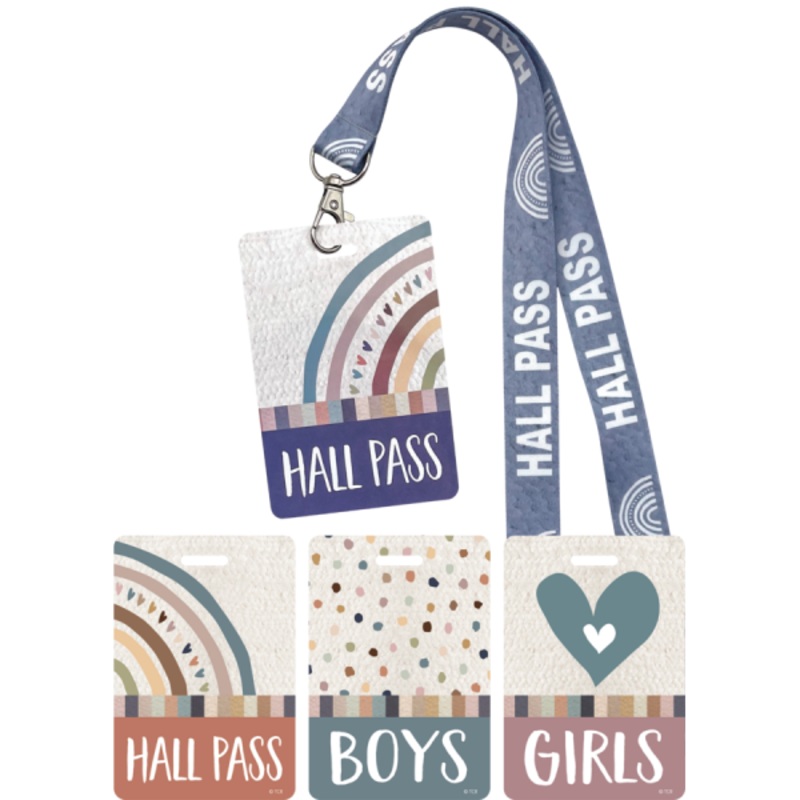 HALL PASS LANYARDS EVERYONE IS WELCOME