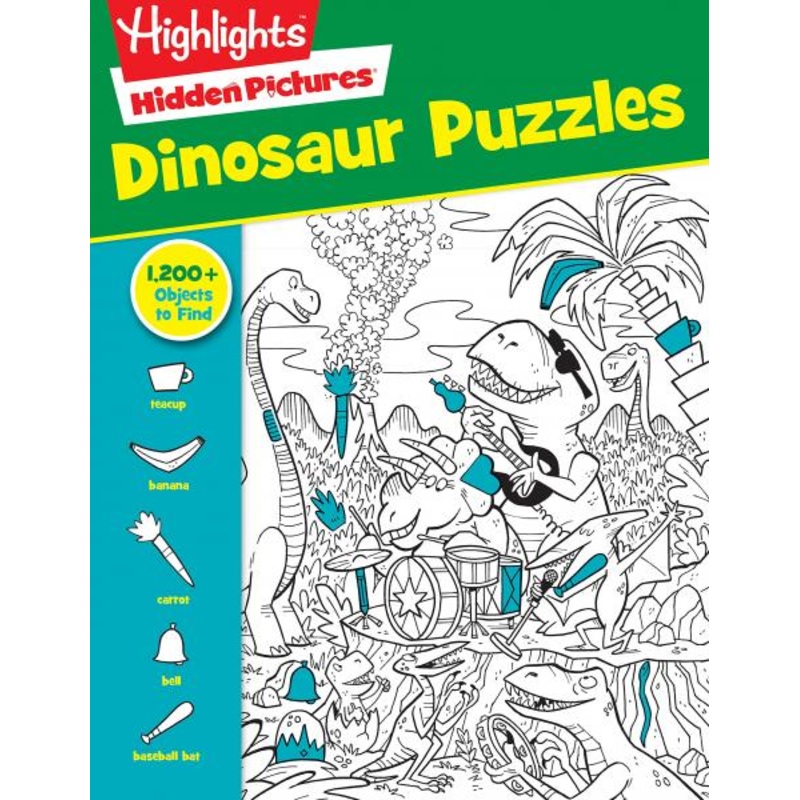 HIGHLIGHTS HIDDEN PICTURES DINOSAUR PUZZLES