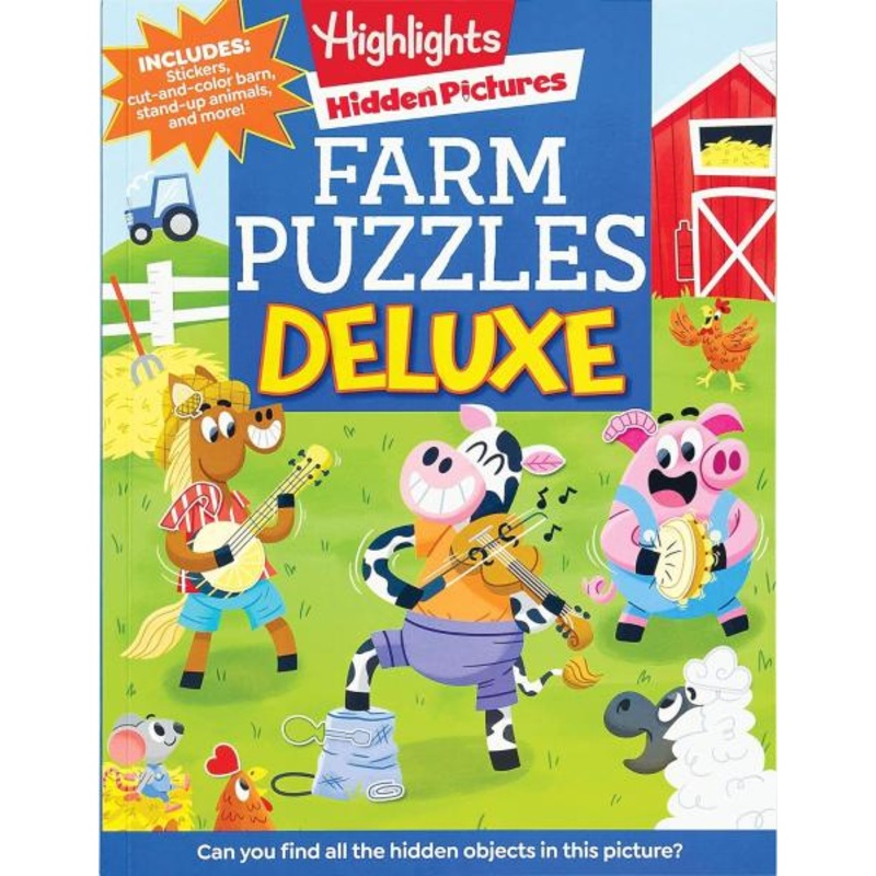 HIGHLIGHTS HIDDEN PICTURES FARM PUZLES DELUXE