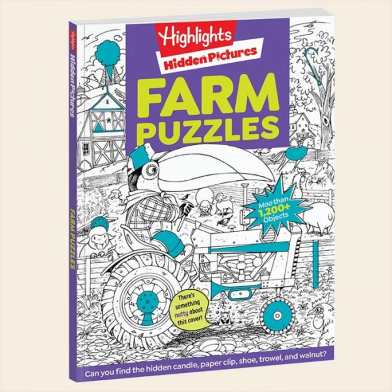 HIGHLIGHTS HIDDEN PICTURES FARM PUZZLES